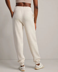 Signature Rib Jogger -- Oatmeal Heather