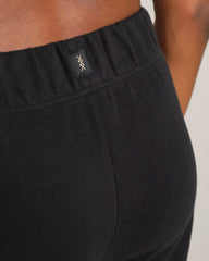 Signature Rib Jogger -- Pure Black