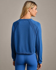 Sporty Sweater -- Deep Sea Blue