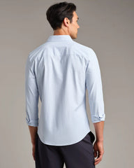 [OFFLINE] State of Mind Shirt - Slim Fit - Wide Stripe -- Blue Medium Stripe
