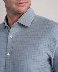 State of Mind Shirt - Slim Fit -- Blue Pearl Houndstooth