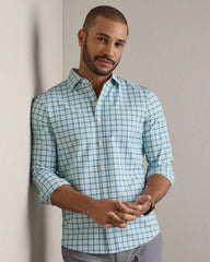 State of Mind Shirt - Slim Fit -- Cool Mint Plaid