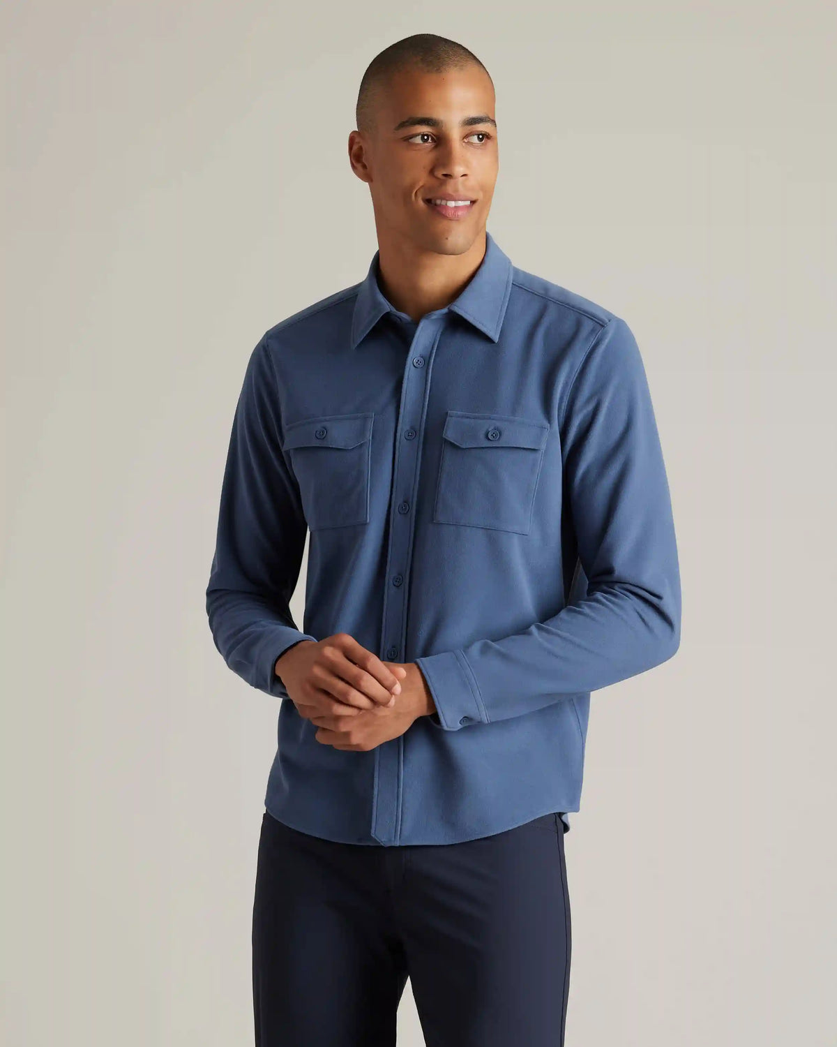 Stowaway Overshirt -- Vintage Indigo