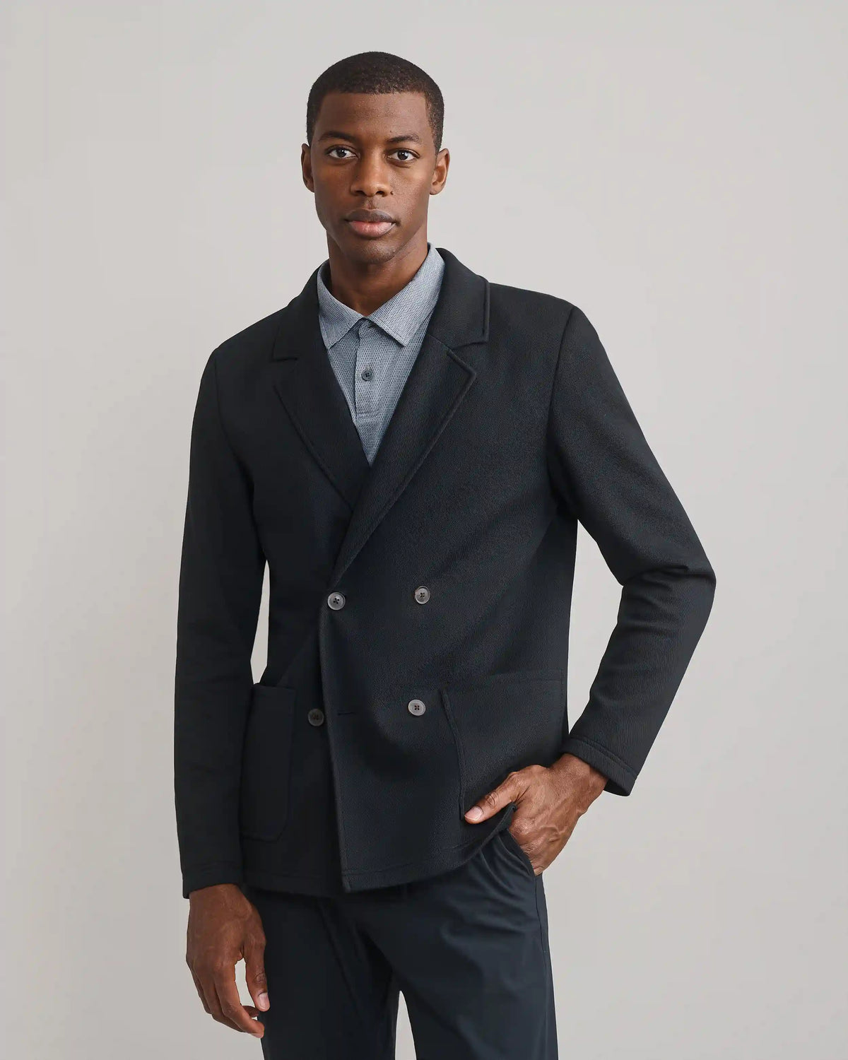 Truman Knit Sport Coat -- Black
