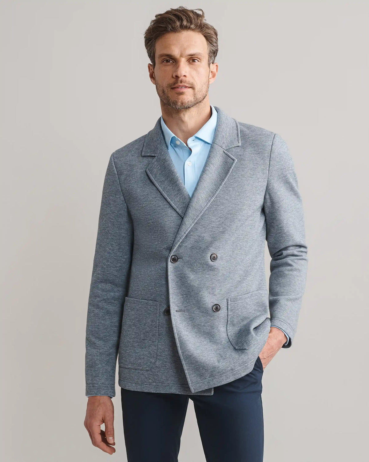 Truman Knit Sport Coat -- Heather Gray
