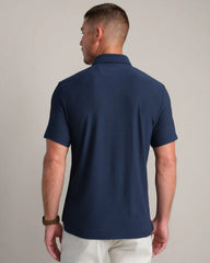 WFH Polo -- Navy Heather