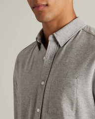 WFH Shirt -- Brushed Nickel Gray/Sleet Gray Heather