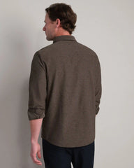 WFH Shirt -- Cafe Noir Heather