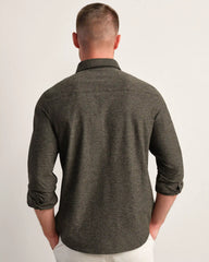 WFH Shirt -- Lichen Green Heather