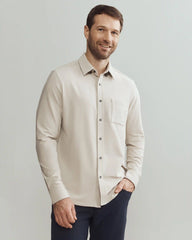 WFH Shirt -- Stone Heather