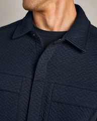 Weekender Shacket -- True Navy