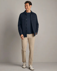 Weekender Shacket -- True Navy