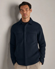 Weekender Shacket -- True Navy