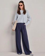 Westside V-Neck Sweater -- Blue Pearl