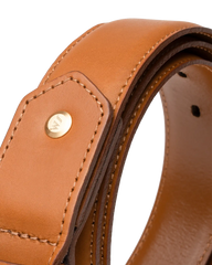 Wolf & Shepherd Stealth Leather Belt -- Honey